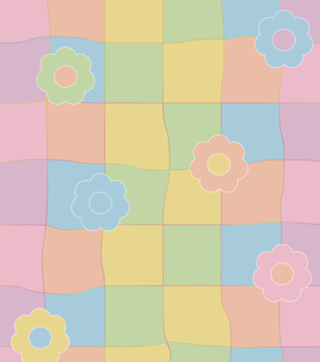 Quadro em flores