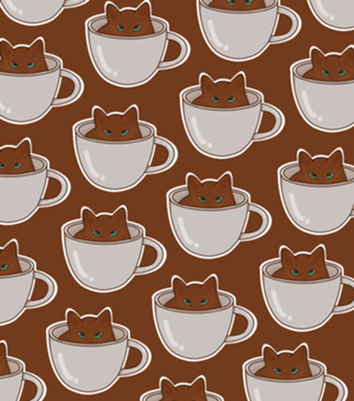 Gato xícara
