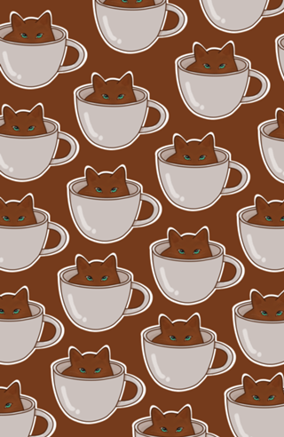 Gato xícara