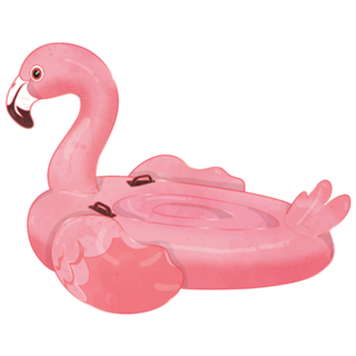 Flamingo flutuante