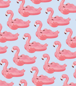 Flamingo flutuante