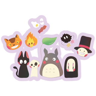 Ghibli personagens (fan art)