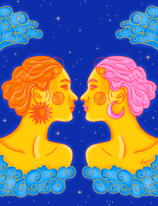 Dualidade (dia e noite) - versão colorida