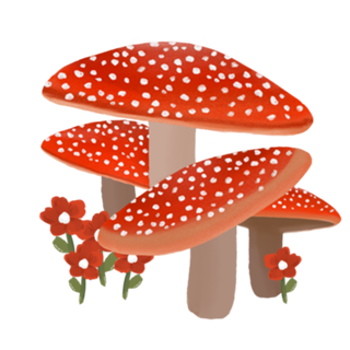 Cogumelos Vermelhos