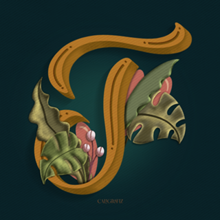 Botanical Letters - Letra T