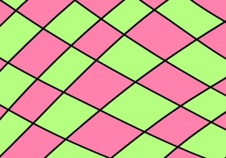 Checked Green and Pink