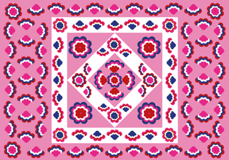 Lenço rosa 2