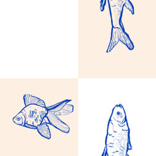 Peixinhos azuis