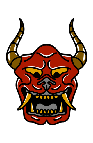 Hannya Cat #Red