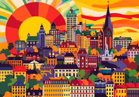 Cidade colorida