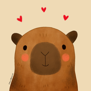 Capivara apaixonada