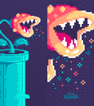 Planta Carnívora (Pixel Art)
