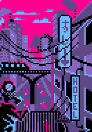 Neon ToxicCity (Pixel Art)