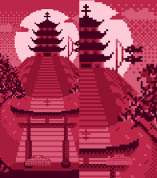 Templo Japonês (Pixel Art)