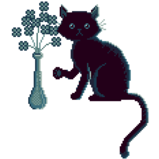 A Tentação do Gato (Pixel Art)