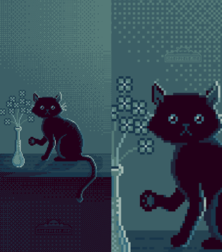 A Tentação do Gato (Pixel Art)