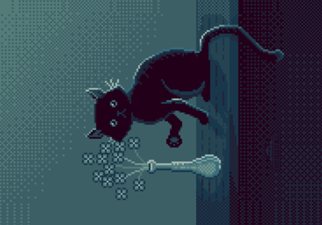 A Tentação do Gato (Pixel Art)