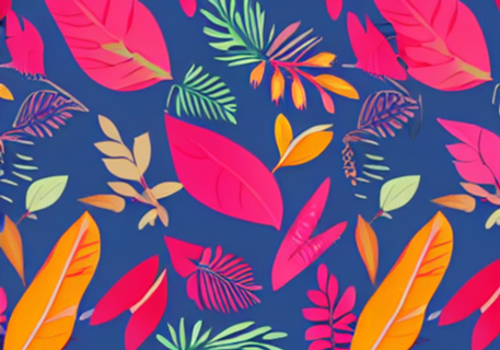 Folhas coloridas II