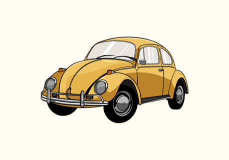 Fusca Amarelo