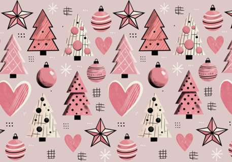 Natal cor de rosa