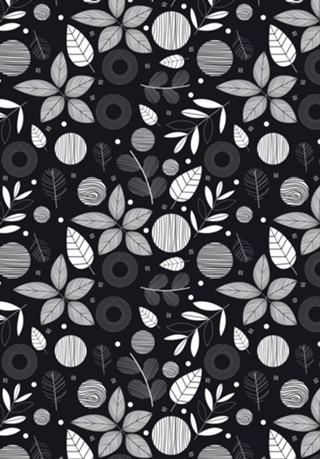Floral Black