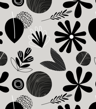 Black Floral