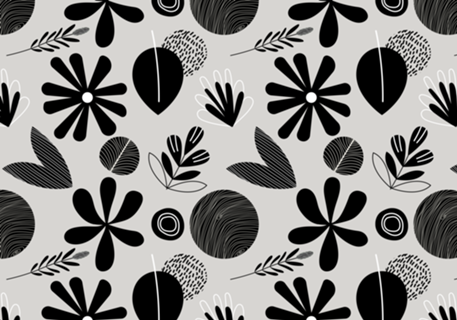 Black Floral