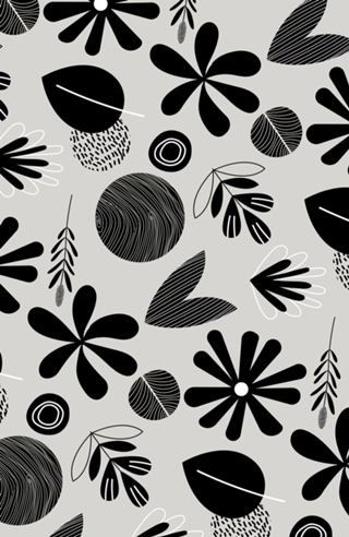Black Floral