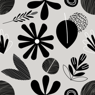 Black Floral