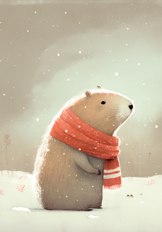 Capivara de natal