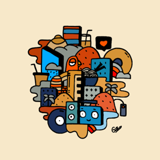 Illustration "a pigeon" and its arts