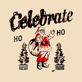 Christmas celebration illustration