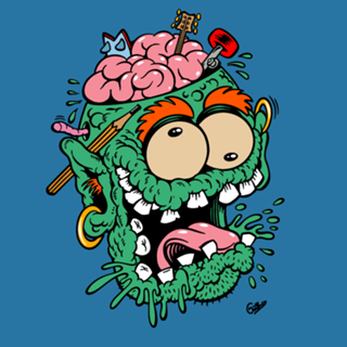 Self portrait illustration