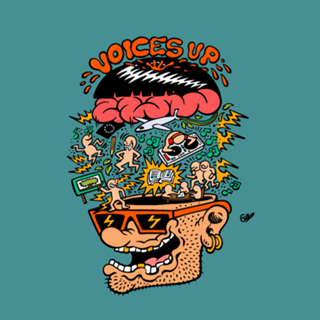 Illustration voices in my mind