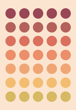 Dots sunset #1