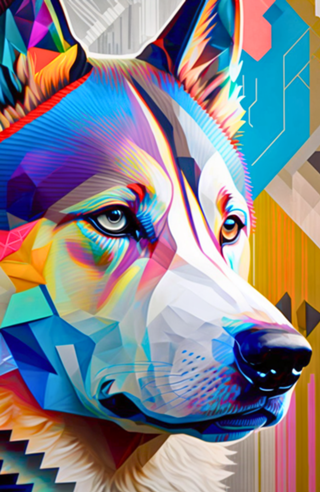Rusky Siberiano - Pop Art Deco