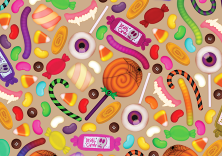 Doces de Halloween (fundo neutro)
