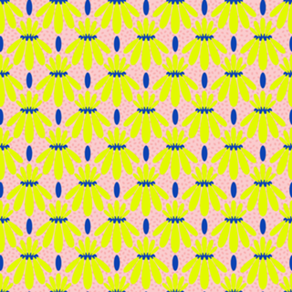 Flor desconstruída | fundo rosa