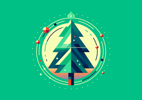 Árvore de Natal Geométrica