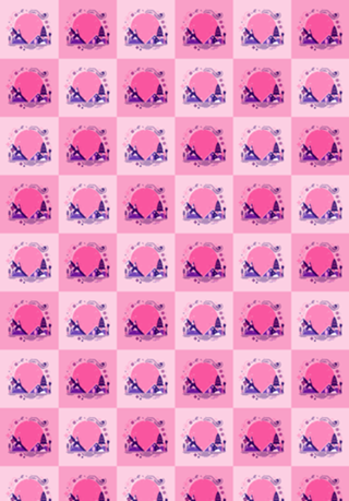 Paisagem rosa