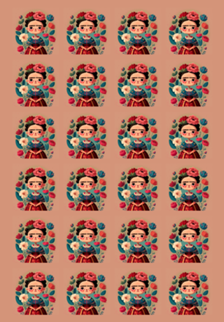 FRIDA KAHLO com Flores