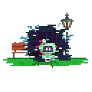 Pixel art Glitchy