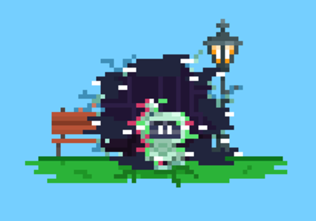 Pixel art Glitchy