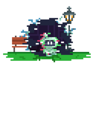 Pixel art Glitchy