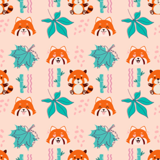 Ursinho panda vermelho, panda laranja