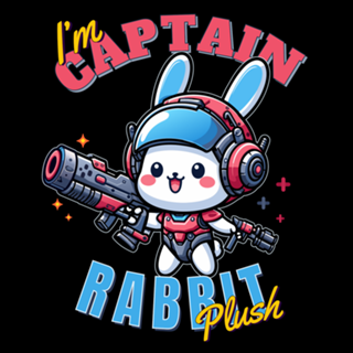 Capitão coelho de pelúcia, Coelho cartoon kawaii