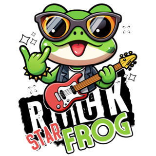 Rock Star Frog