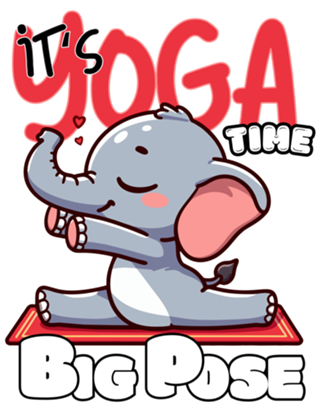 Hora de ioga, Yoga, Grande Pose