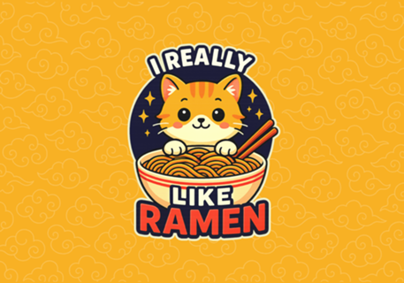 Gato Fofo e Ramen Delicioso - I Really Like Ramen