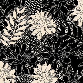 P&B Grafic Flower